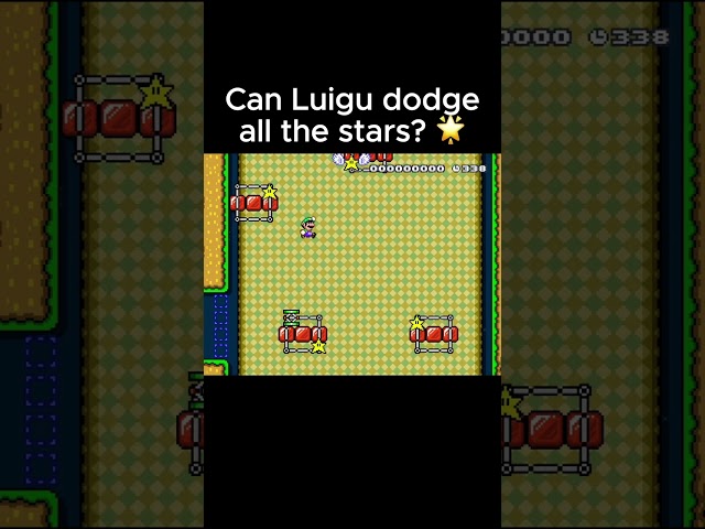 Can Luigi Dodge All Stars in Super Mario Maker 2 #mario #nintendoswitch #nintendo