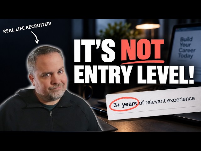 Why Entry-Level Jobs Are So Hard To Get Right Now