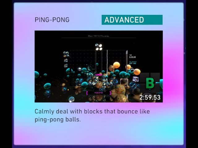 Lumines Arise - Challenge 08: Ping-Pong