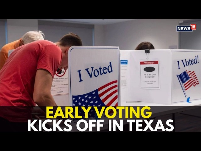 US Midterm Elections LIVE: Early Voting Kicks Off in Texas | 2026 US Midterm Elections Heat Up |N18G