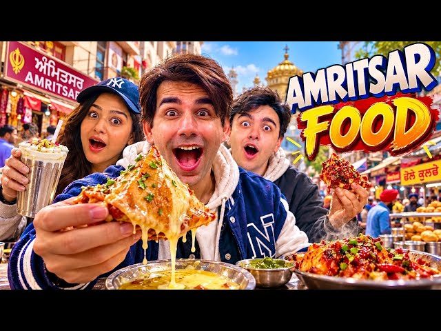 Trying VIRAL Amritsar Food with my Brother & Sister | Rimorav vlogs