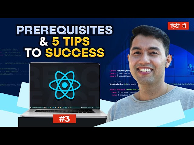 React JS v19 Tutorial #3: What to Learn Before React & 5 Tips to Maximize Your React Course (2024)