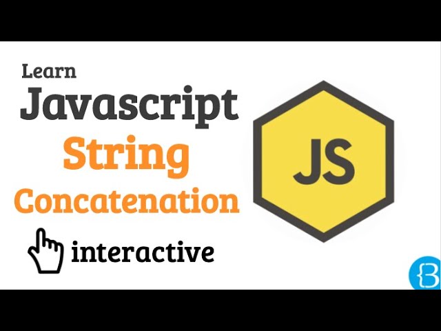 07 String concatenation explained - Javascript Beginner Exercises Tutorial Interactive