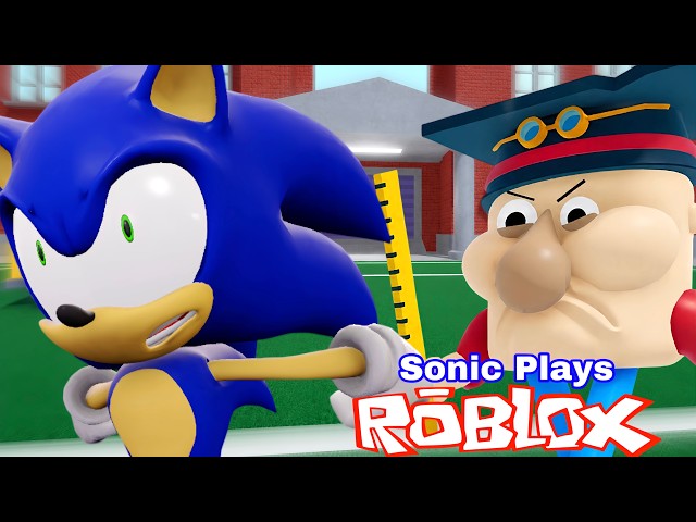 Sonic Plays: ROBLOX Epic School Escape !!!