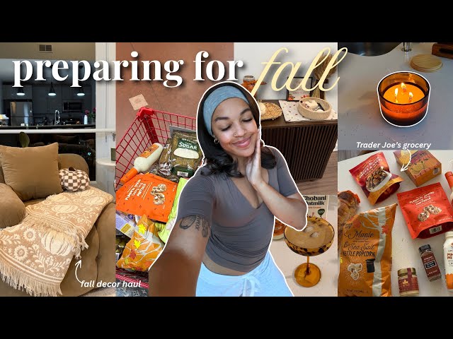 PREPARING FOR FALL 🍂 | Fall Decor, Shopping, Self-Care & Romanticizing Life
