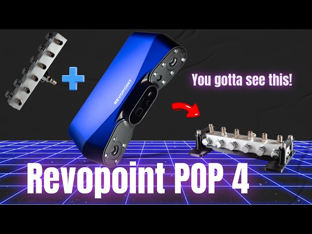 3D Scanning with Revopoint POP 4 - Amazing 3D Modeling Time Saver!