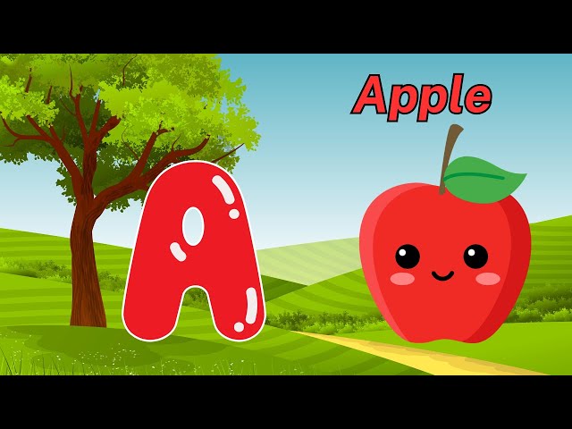 Learn The Alphabet | ABC Flashcards for Toddlers | Babies First Words & ABCD Alphabets for Kids!