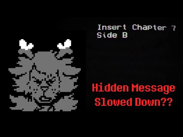 Hidden Message in DELTARUNE Chapter 5’s Weird Route Ending??