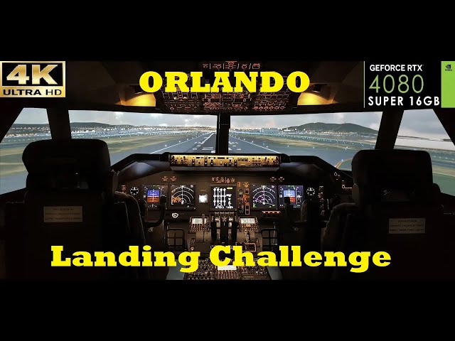 Microsoft Flight Simulator 2024  ✈️ Orlando Weekly Landing Challenge  #pc#4k#flightsim