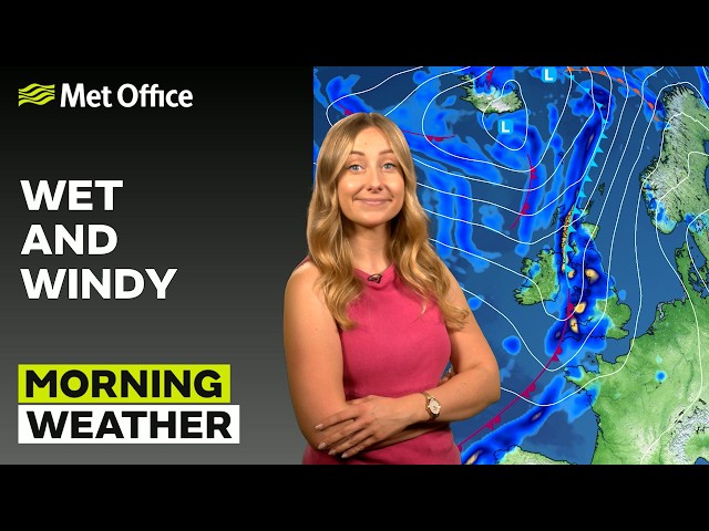 27/09/2026 - Wet and windy - Morning Weather Forecast UK - Met Office Weather