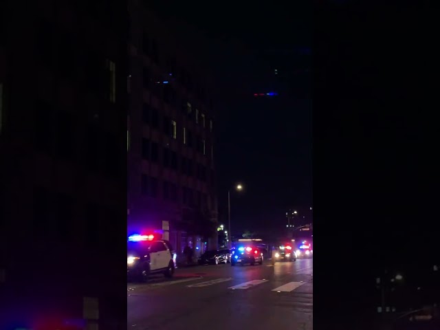 LAPD Convoy Responding