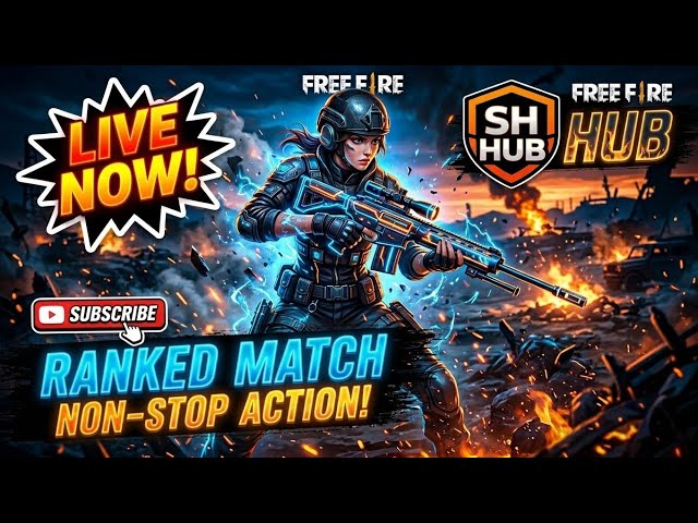 Sekhar Hariprasad is Live free Fire Live! SH HUB Squad Dominates – Subscribe Now!"