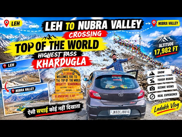 Leh to Nubra Valley beautiful journey beautiful destination #manalitolehroadtrip #manalitoleh #leh