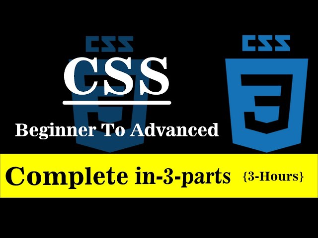 CSS Full Course for Beginners | CSS Tutorial for Beginners | CSS Tutorial | Complete All-in-3 Parts