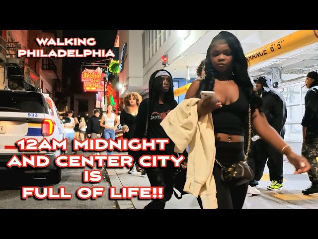 IT'S WILD AT 12AM IN CENTER CITY PHILADELPHIA || PARTY TIME || Insta360 Luna Ultra 