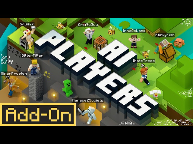 They Added AI PLAYERS in Minecraft