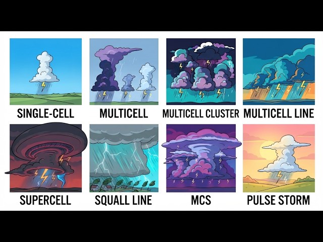 Every Thunderstorm Type and Why They Turn Deadly