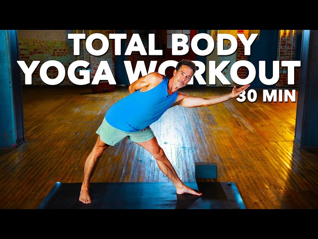 30 min Power Yoga for Strength + Flexibility | Total Body Workout