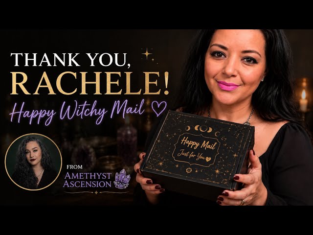 I Won Another Giveaway from Amethyst Ascension! Witchy Mail Unboxing @AmethystAscensionTarot 