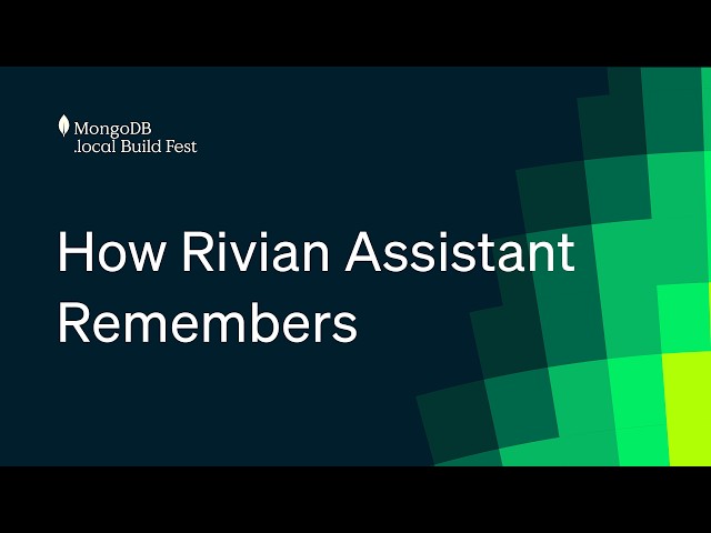 How Rivian Built Its In-Vehicle Voice Assistant with MongoDB | Build Fest San Francisco 2026
