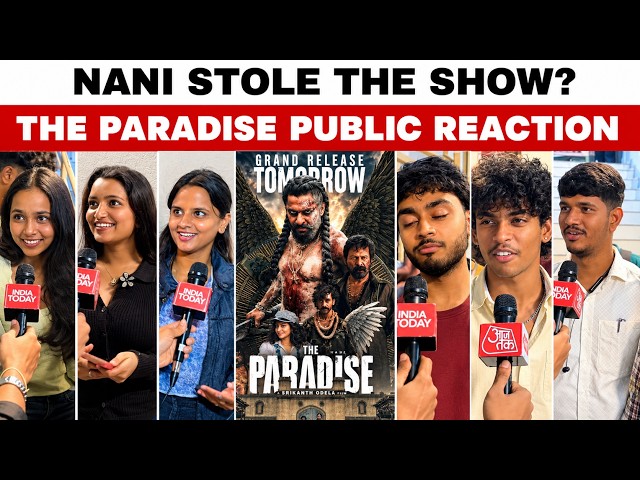 The Paradise Public Review & Reaction | Nani | Srikanth Odela | Anirudh | SLV Cinemas