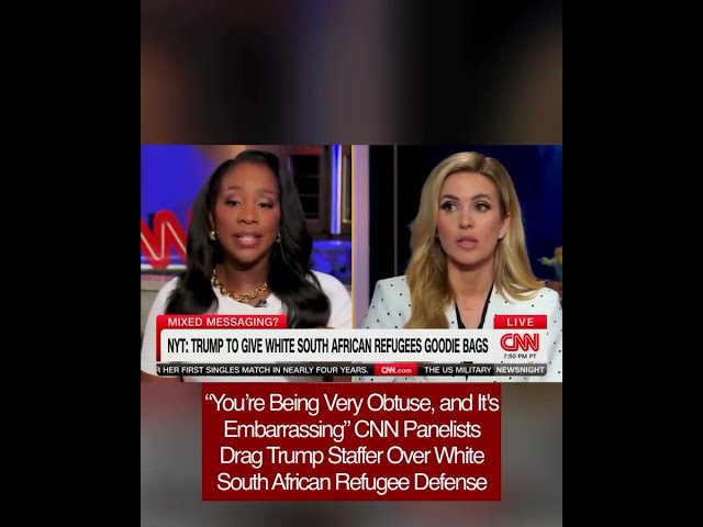 CNN Panel ERUPTS Over Trump’s South Africa Refugee Policy! 😳🇺🇸 #Trump #CNN #Refugees⸻