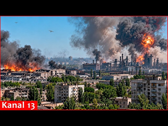 Ukraine's war in air with Russia; depths of occupying country are engulfed in the flames of hell
