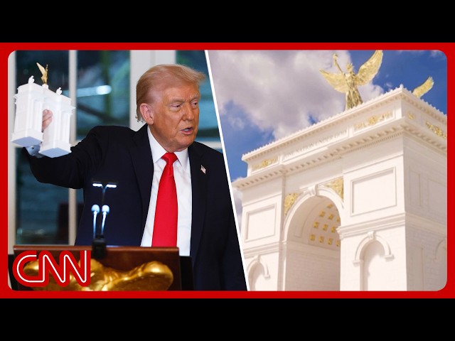 Trump: Triumphal arch will be used for drones, snipers & ammo