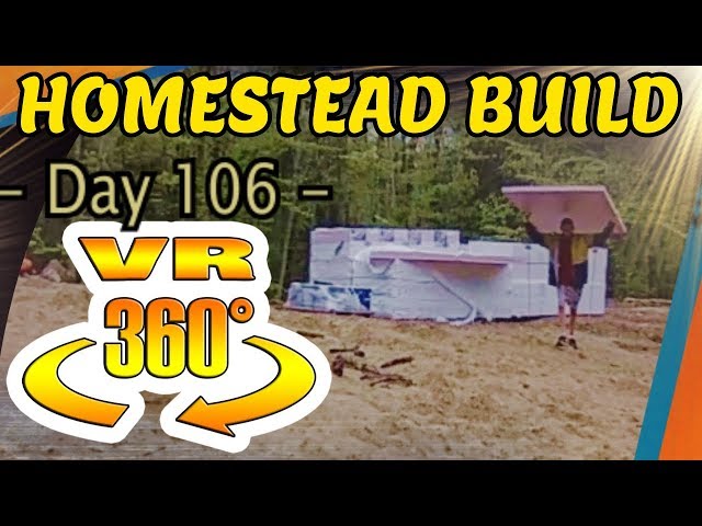 Homestead Building - Foundation Insulation, Prepping for Foundation Perimeter Drain Installation