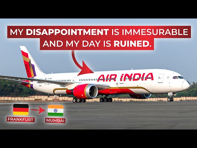 BRUTALLY HONEST REVIEW! | Air India 2026 ECONOMY CLASS on the Boeing 787-9 from Frankfurt to Mumbai