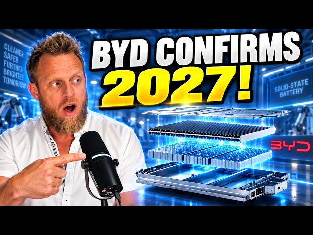 BYD's Solid-State Battery: Double the Energy, 1,500 km Range, Coming 2027