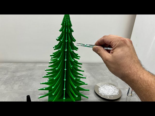 2024 Christmas Tree Simple DIY with Diamonds #diy #ideas #christmas #decoration