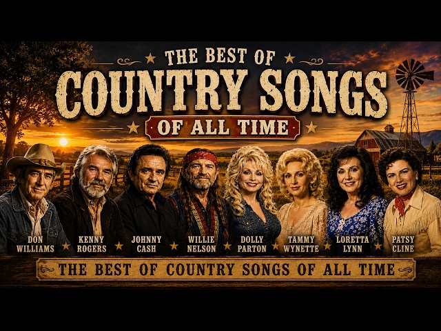 Let It Be, Stuck On You, Green Green Grass of Home – Classic Country Music Timeless 60s, 70s, 80s
