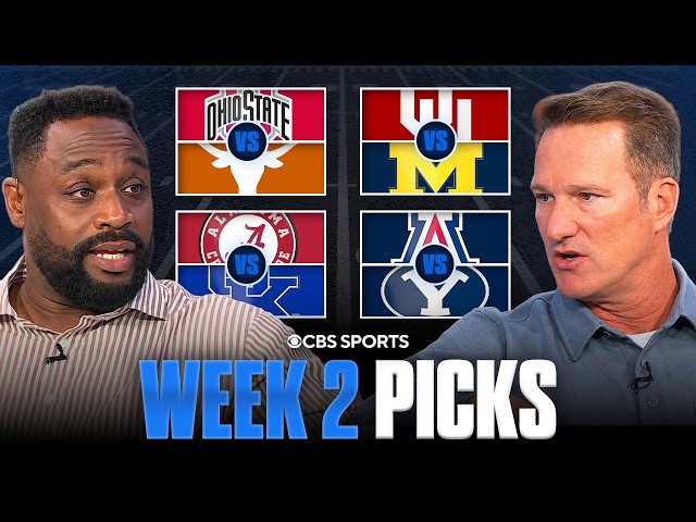 Picks for EVERY Top 25 game in College Football [Full Week 2 Predictions] ✅