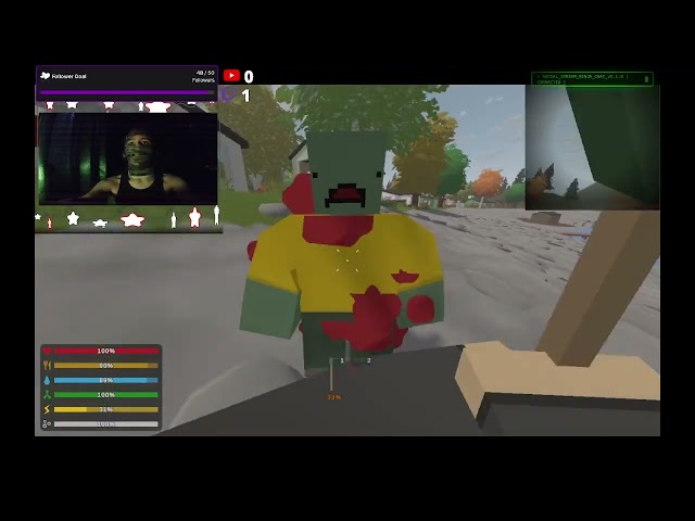 First time on a multiplayer server!, my UNTURNED adventure #2