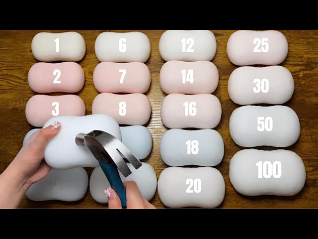 1 to 100 Layers of Wax 🧼✨ Satisfying Wax Cracking Soap Squishy ASMR #oddlysatisfying #waxcracking
