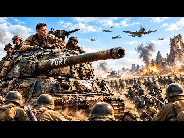 One Tank Against Hundreds of Soldiers