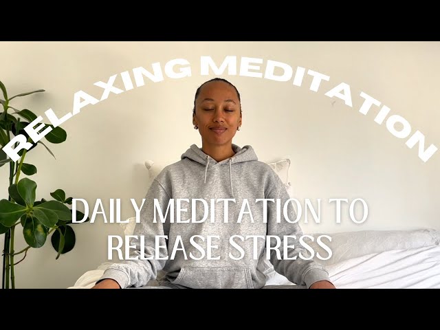 8 MIN RELAXING MEDITATION | RELEASE STRESS + RELAX FULLY | PEACEFUL MEDITATION