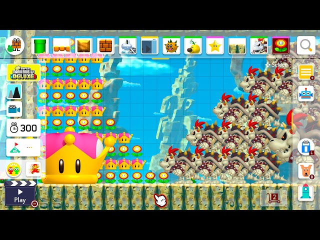 NSMBU Deluxe Themes! NO LIMITS! | Super Mario Maker 2 Course Experiment!