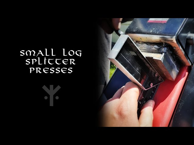 All About Small Log Splitter Presses (And How to Build them Better!)