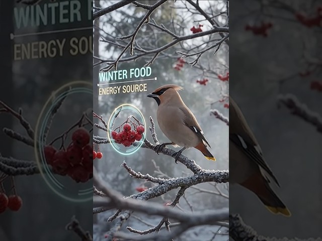 Bohemian Waxwing: The Drunk Bird? 🍒