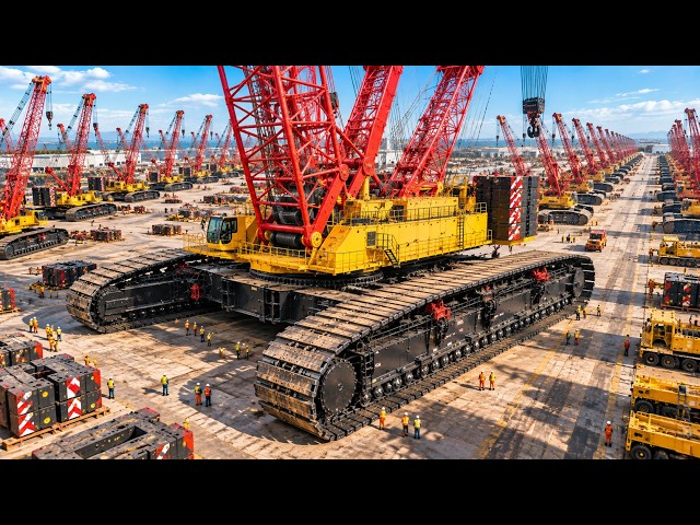 Heavy Machinery & Extreme Engineering | Giant Cranes Lift Massive Structures