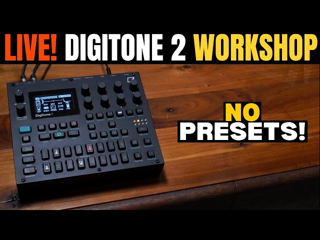 Creating a Techno Track from Scratch on the Digitone 2 (Live!)