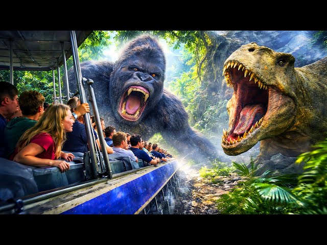 [SUPER CLEAR] King Kong 360 Studio Tour - 3D REMOVED - March 2026 - Universal Studios Hollywood