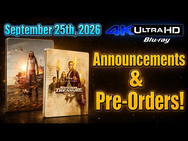 New 4K UHD Blu-ray Announcements & Pre-Orders for September 25th, 2026! 