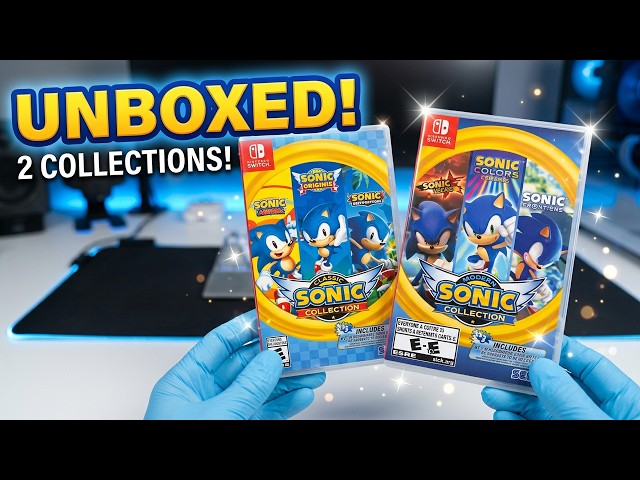 Sonic Classic & Modern Collection Nintendo Switch Unboxing + Gameplay