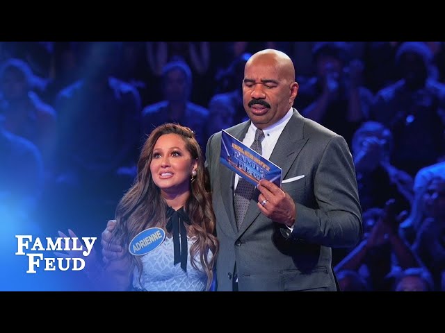 Adrienne Houghton DESTROYS Fast Money! | Celebrity Family Feud