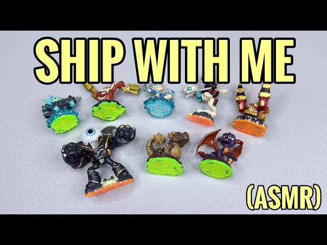 5 Minutes of Satisfying Toy Packing & Shipping ASMR | Activision Skylanders Figures 