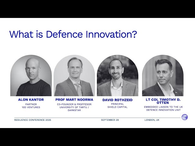 What is Defence Innovation? (Resilience Conference 2025)