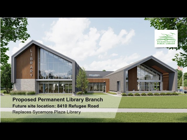 Pickerington Public Library: New Permanent Library Virtual Walkthrough and Renderings